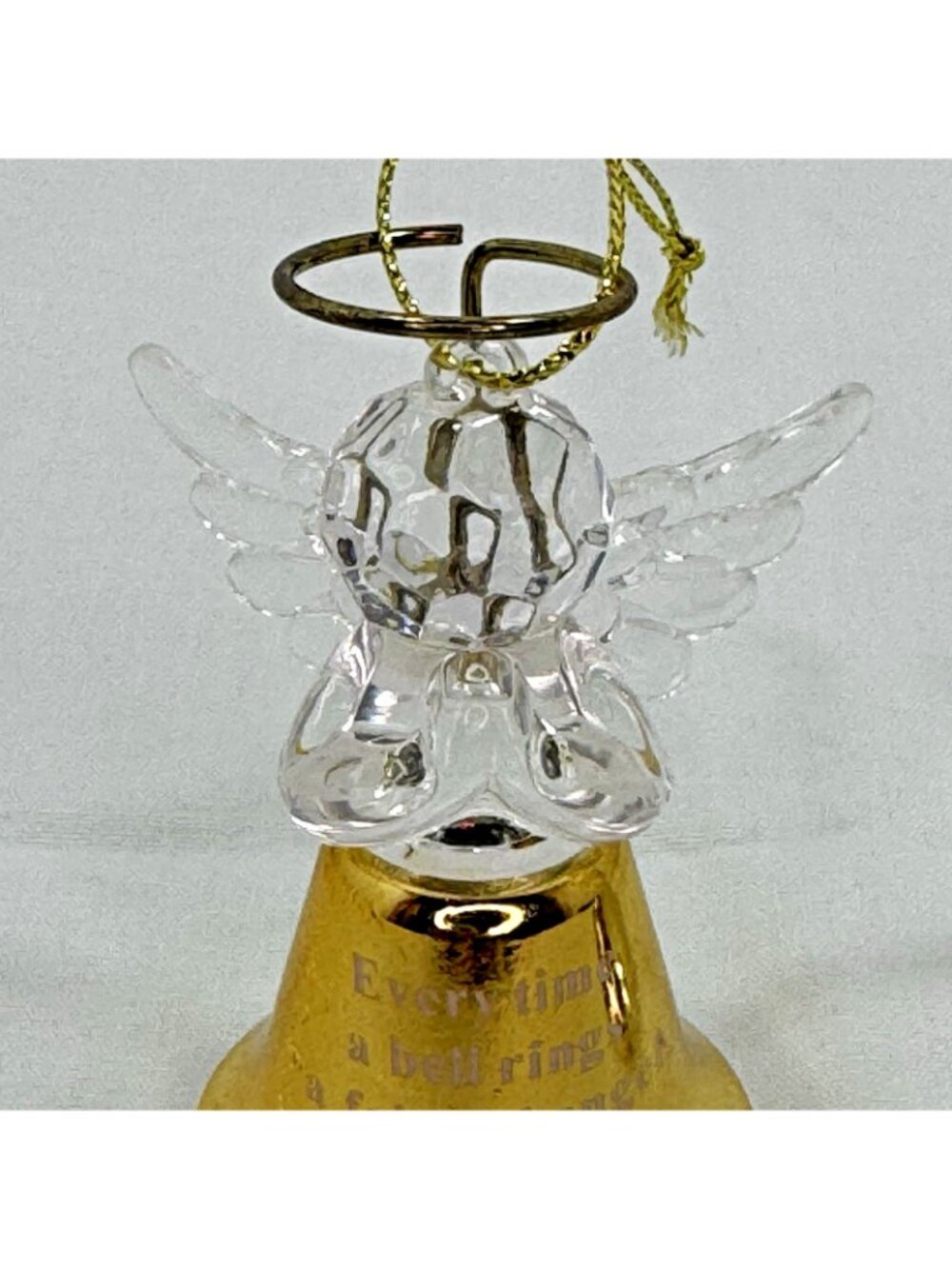 Vtg Every Time a Bell Rings A Faithful Angel Gets Its Wings Christmas Ornaments - Picture 4 of 13